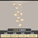 GobekUsa Cube Chandelier Pendant Lights for Restaurant Loft Stairwell Bedroom Art Décor