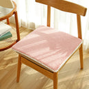 GobekUsa Cozy Lamb's Wool Chair Cushion for Autumn Winter Comfort