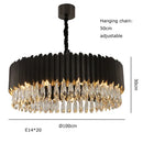 GobekUsa Crystal Water Droplet Pendant Lights: Elegant LED Dimmable Lamps for Dining Room Foyer