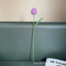 GobekUsa Handmade Knitted Crochet Tulips for Home Decor - Set of 1