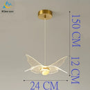 GobekUsa Butterfly LED Chandelier: Nordic Modern UFO Pendent Lamp for Home Decor