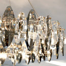 GobekUsa Kristal 2024 Chandelier LED Light for Dining and Living Room Decor