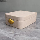 GobekUsa Leather Jewelry Box: Stylish Dresser Table Decor & Storage Jar