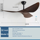 GobekUsa Industrial Retro Ceiling Fan with Remote Control for Restaurant and Living Room