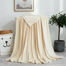 GobekUsa Cozy Flannel Warm Blanket: Soft Plush Coral Fleece Bed Cover & Shawl