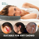 GobekUsa Comfort Side Sleeper Pillow with Ear Hole for CNH