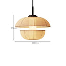 GobekUsa Japanese Wabi Sabi Fabric Pendant Light: Traditional and Creative Lighting for Dining Room