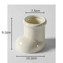 GobekUsa Boot Ceramic Storage Jar Desk Organizer Box for Small Objects