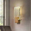 GobekUsa Crystal Brass LED Wall Lamp Sconce for Modern Luxury Art Decor