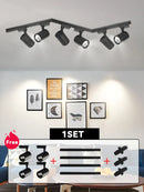 GobekUsa COB Chandelier Track Ceiling LED Spotlights for Living Room, Store Rail Lighting