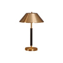 GobekUsa Copper Table Lamp with LED Bulb, Stylish Desk Light for Bedroom & Living Room