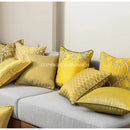 GobekUsa Baroque Floral Geometry Jacquard Cushion Covers - European Classical Decor, 45x45cm