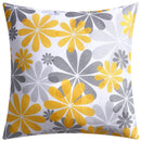 GobekUsa Blue Floral Cushion Cover 45x45cm for Modern Home Decor & Office Sofa