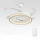 GobekUsa Dimmable Smart Bedroom Ceiling Fan Light with Remote Control