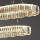 GobekUsa Crystal Chandelier: Modern Living & Dining Room Pendant Lights