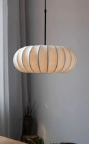 GobekUsa Handmade Silk Pumpkin Pendant Lamps for Dining, Living, and Study Spaces