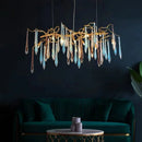 GobekUsa Bird's Nest Crystal LED Chandelier: Modern Bubble Pendant Light for Living Room & Bedroom.