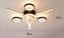 GobekUsa Kids Bedroom LED Ceiling Fan with Bladeless Design and Remote Control