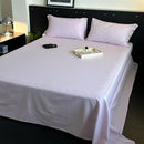 GobekUsa Luxe Cotton Satin Stripe Bed Sheet Set with 2 Pillowcase