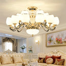 GobekUsa Jade Pendant Lamp: European Luxury for Living Room, Villa, Dining Room, Bedroom