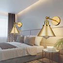 GobekUsa Industrial Gold Wall Lighting, E27 Wall Mount Lamp for Home Decor
