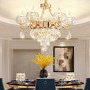GobekUsa Crystal Chandelier: Grand European Villa High-end Fixture for Living Room, Restaurant, Building