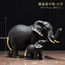 GobekUsa Elephant Resin Sculpture Ornaments for Modern Living Room Decor