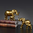 GobekUsa Elephant Resin Figurine: Interior Lucky Ornament for Home Decor