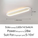 GobekUsa LED Strip Ceiling Lights for Bedroom Hallway Living Room Decor