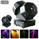 GobekUsa Dual LED Strobe Arm Moving Head Light with RG Laser for DJ Disco Party