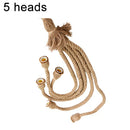 GobekUsa Hemp Rope Pendant Light Holder, Industrial Loft Personality Edison Lamp
