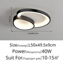 GobekUsa LED Ceiling Chandelier Lights with Remote Control for Living Room, Bedroom, Dining Room