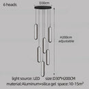 GobekUsa LED Staircase Branch Chandelier for Modern Living & Dining Rooms