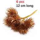 GobekUsa Gold Hybrid Flower Cherry Stamen Berries Bundle for DIY Decor