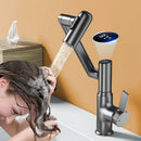 GobekUsa LED Basin Faucet 360 Rotation Multi-function Mixer Tap for Bathroom