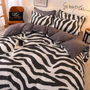 GobekUsa Cartoon Print Bedding Set: Breathable Duvet Cover, Bed Sheet, Pillowcases - Double & Single Sizes