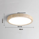 GobekUsa LED Ceiling Lights Modern Nordic White Stone Plafond Lamp