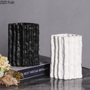 GobekUsa Glacial Ceramic Vase: Hydroponic Flower Pots, Desk Decoration, Room Aesthetic Decor