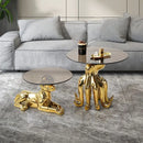 GobekUsa Octopus Glass Side Table - Nordic Design Creative Living Room Furniture