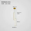 GobekUsa Aluminium LED Chandelier for Minimalist Restaurant, Bar, and Living Spaces