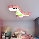 GobekUsa Dino LED Ceiling Lamp for Children's Room: Simple Modern Design, Intelligent Control