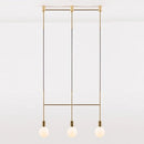 GobekUsa Geometric Iron Pendant Lights for Dining Bedroom Cafe Indoor Decor