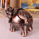 GobekUsa Elephant Shaped Windproof Ashtray with Lid for Home and Office