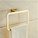 GobekUsa Gold Towel Ranger: Brass Wall Mounted Bathroom Accessory Rack