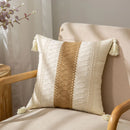 GobekUsa Bohemian Style Fringed Throw Pillow Cover for Living Room Sofa