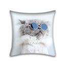 GobekUsa Cute Cat Anime Pillow Case – 45x45cm Cartoon Cushion Cover for Home and Office