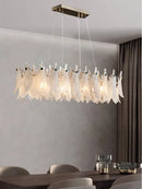 GobekUsa Cloud Mist Glass Chandelier with G9 Light Source - Luxury Home Decoration