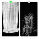 GobekUsa Large Flow 3-Speed Rain Shower Head for High Pressure Bathroom Experience