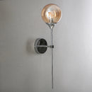 GobekUsa Gold Glass Wall Lamp LED Indoor Light for Kitchen & Bathroom