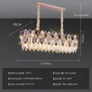 GobekUsa Crystal Chandelier: Postmodern Living Room Dining Bedroom Lamp, Luxury & Creative